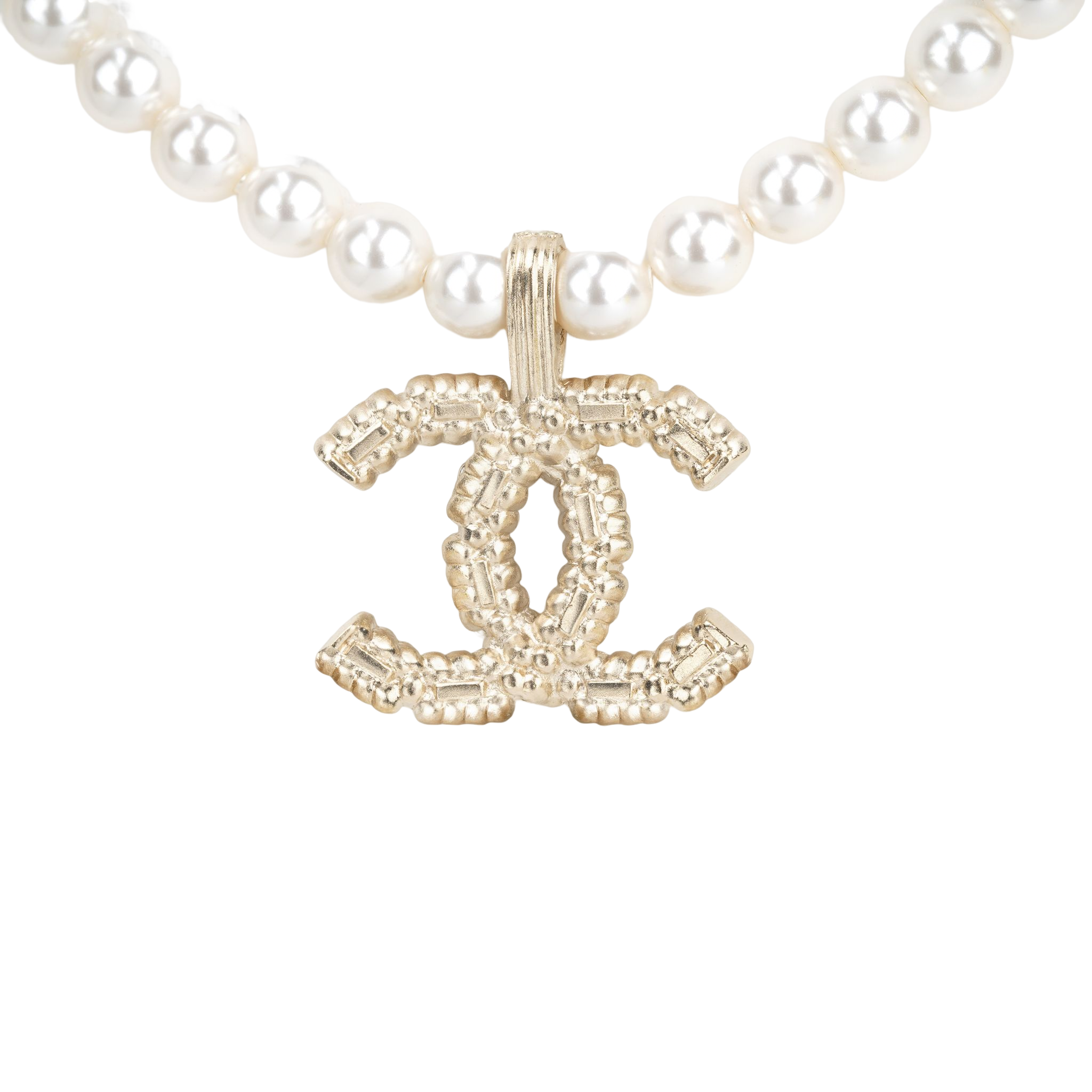 (Women) CHANEL Double C Pendant Necklace Gold for Women. AB8307-B08169-N1216 圖 4