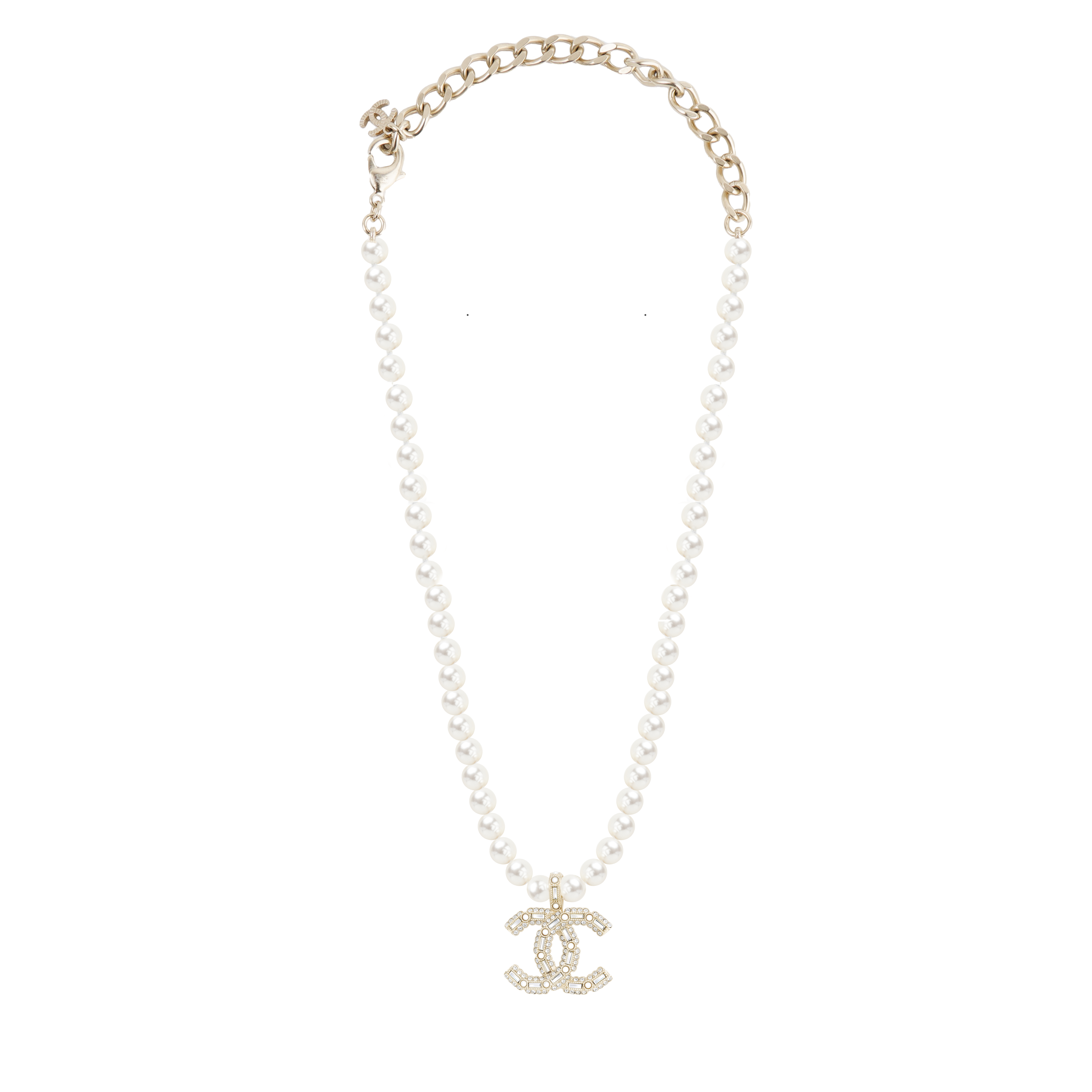 (Women) CHANEL Double C Pendant Necklace Gold for Women. AB8307-B08169-N1216 圖 6