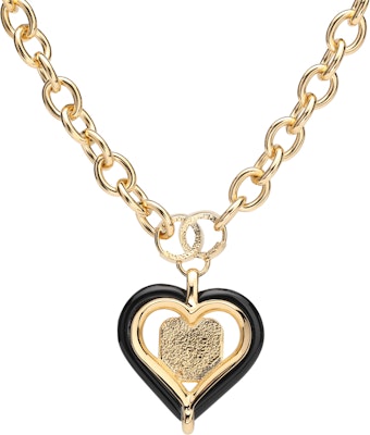 (Women) CHANEL Double C Red Heart Gold Necklace for Women AB9839-B09819-NL653 Lookbook (Women) CHANEL Double C Red Heart Gold Necklace for Women AB9839-B09819-NL653