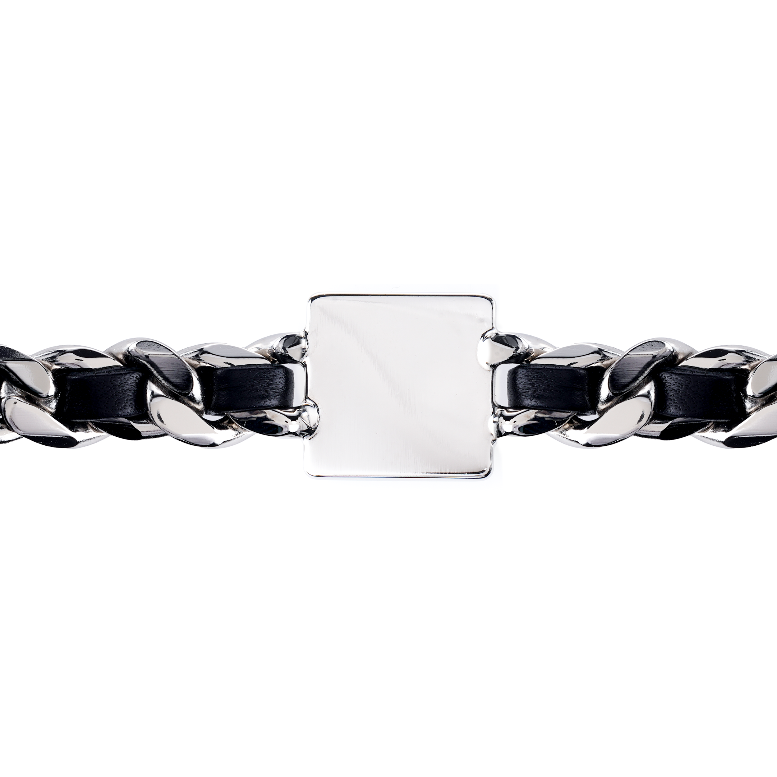 (Women) CHANEL Double C Silver Choker Necklace with Lambskin for Women. AB6771-B06482-NE778 圖 5