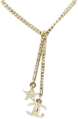 (Women) CHANEL Double C Star Gold Metal Necklace for Women - Gold ABB258-B13560-NQ105 Order (Women) CHANEL Double C Star Gold Metal Necklace for Women - Gold ABB258-B13560-NQ105