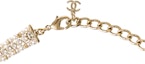 Lookbook (Women) CHANEL Double C Trendy Metal Necklace for Women - White. AB9734-B09591-NL114