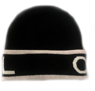 (W) Gorro de Punto Negro Elegante Logo Chanel para Mujer. AAA142-B16966-NZ039 Lookbook (W) Gorro de Punto Negro Elegante Logo Chanel para Mujer. AAA142-B16966-NZ039