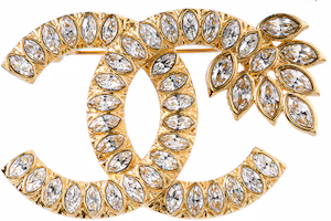 Order (W) CHANEL 優雅雙C小麥與葉子胸針 AB9478-B09321-NK602