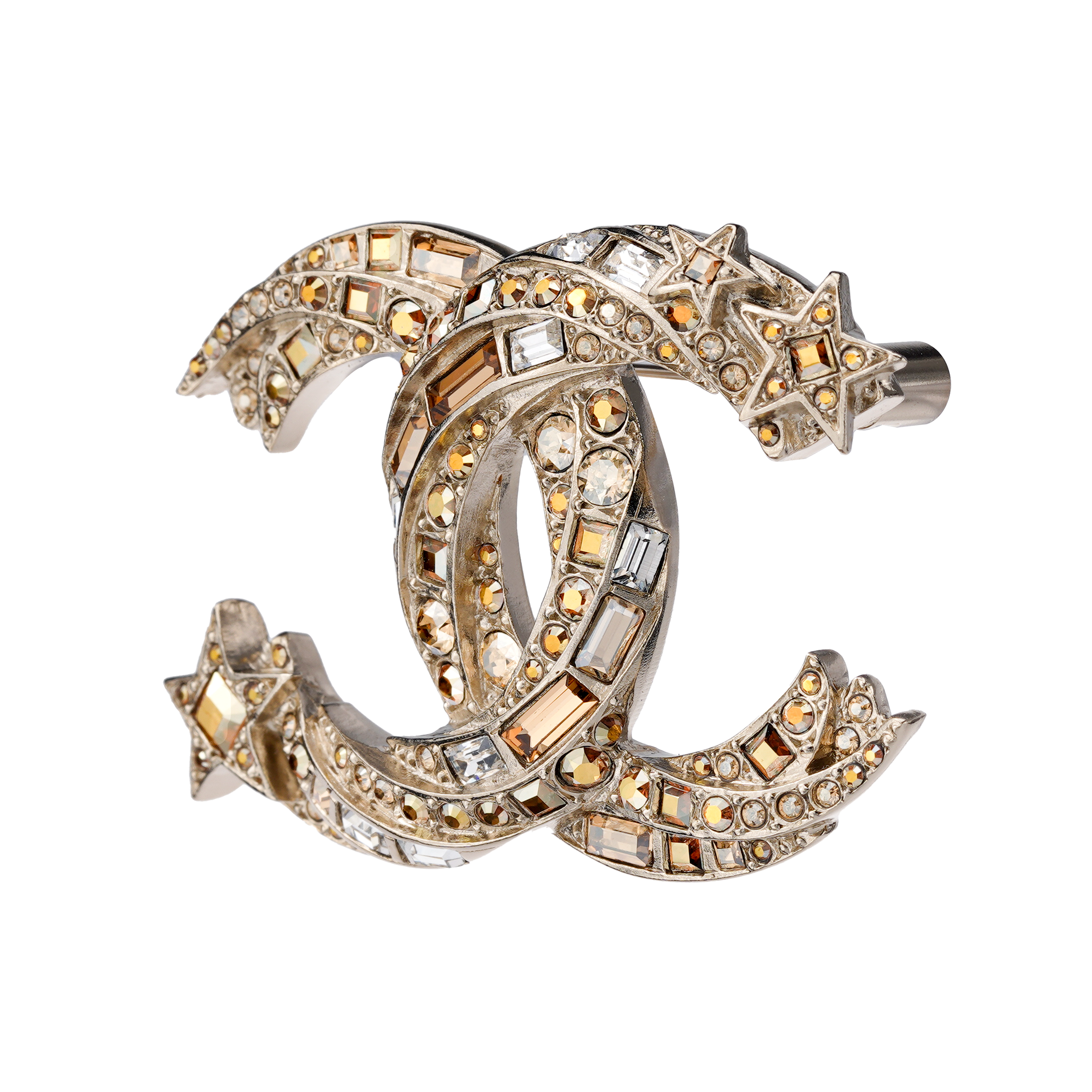 (Women) CHANEL Elegant Metallic Brooch for Women. AB6192-B05633-NC452 圖 5