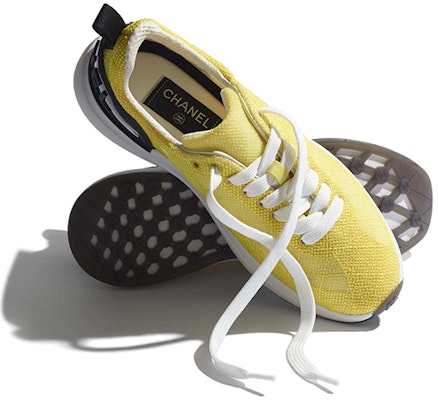 (Women) Chanel Embroidered Mesh Low 'Yellow Comfort' G37129-X56059-0K138 Shop (Women) Chanel Embroidered Mesh Low 'Yellow Comfort' G37129-X56059-0K138