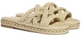 (W) Chanel Espadrille Slide 'Beige' Wanita G36926-X56018-0K003