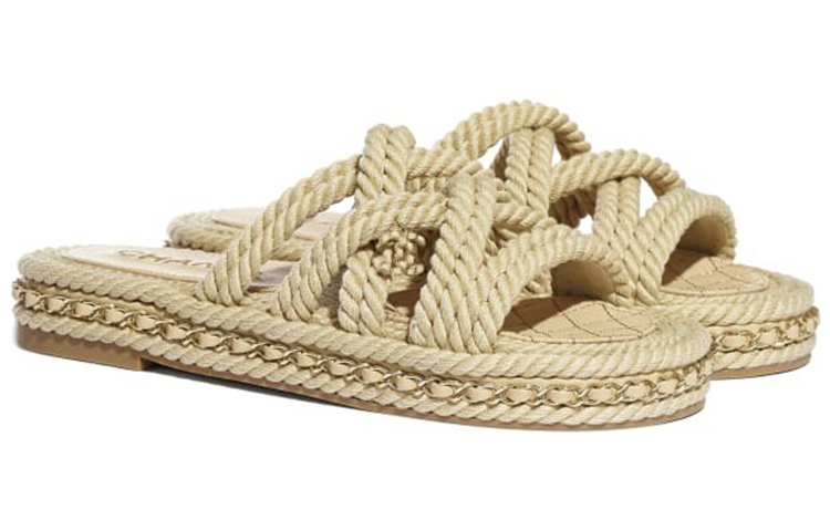Lookbook (Women) Chanel Espadrille Slide 'Beige' G36926-X56018-0K003