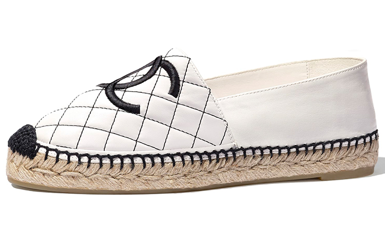 (Women) Chanel Espadrilles 'Black and White' G32910-X01000-C7600