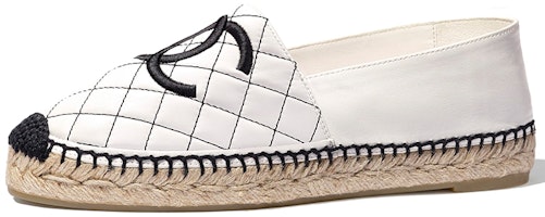 (Women) Chanel Espadrilles 'Black and White' G32910-X01000-C7600 (Women) Chanel Espadrilles 'Black and White' G32910-X01000-C7600