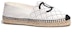 (W) Chanel Espadrilles 'Hitam dan Putih' G32910-X01000-C7600