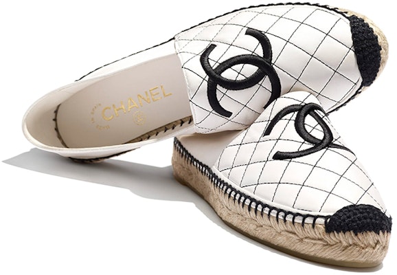 (Women) Chanel Espadrilles 'Black and White' G32910-X01000-C7600 Purchase (Women) Chanel Espadrilles 'Black and White' G32910-X01000-C7600