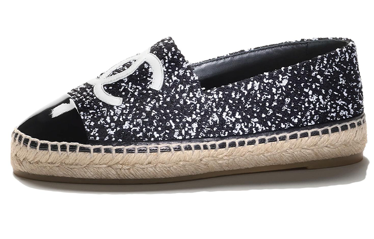 (W) Chanel Espadrilles 'Black and White'
