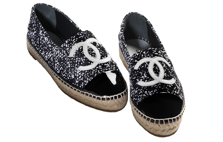 (W) Chanel Espadrilles 'Black and White' 圖 5