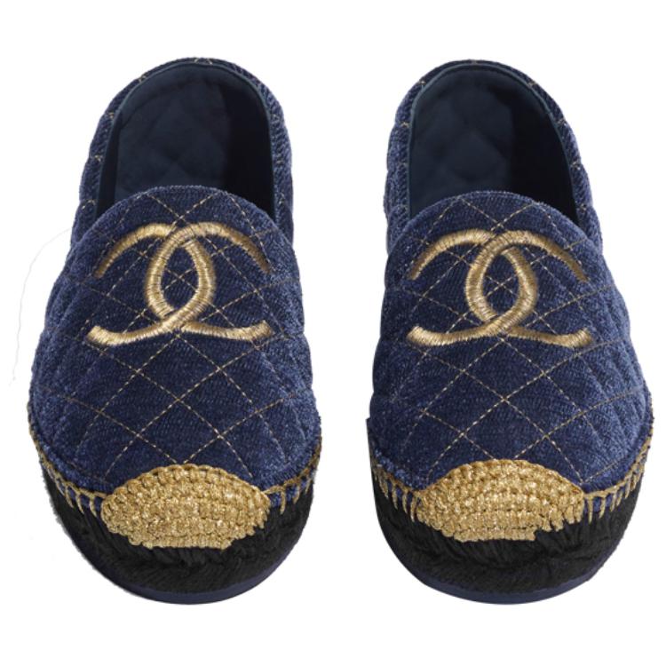 Shop (W) 샤넬 블루 패션 에스파드리유 (Chanel Blue Fashion Espadrilles) G32910-X56263-0L167