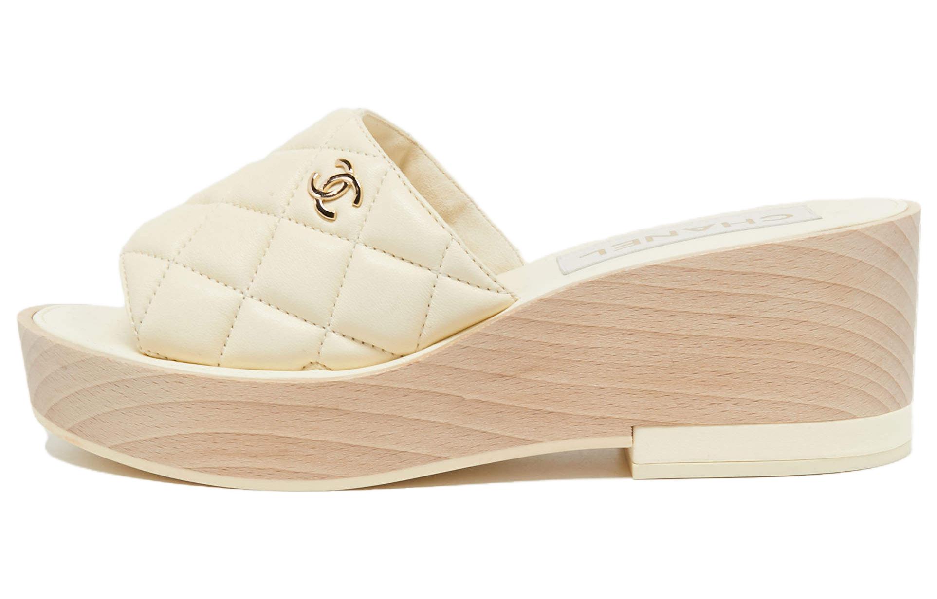 Buy (Women) Chanel Espadrilles 'Ivory Lambskin' G38555-X56369-0M279