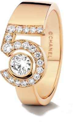 (W) Cincin CHANEL Eternal N°5 Emas 18K Berlian Wanita - Emas. J12187 Order (W) Cincin CHANEL Eternal N°5 Emas 18K Berlian Wanita - Emas. J12187