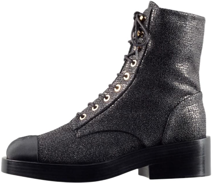 women-chanel-fabric-lace-up-ankle-boot-black-g39162-y55902-94305