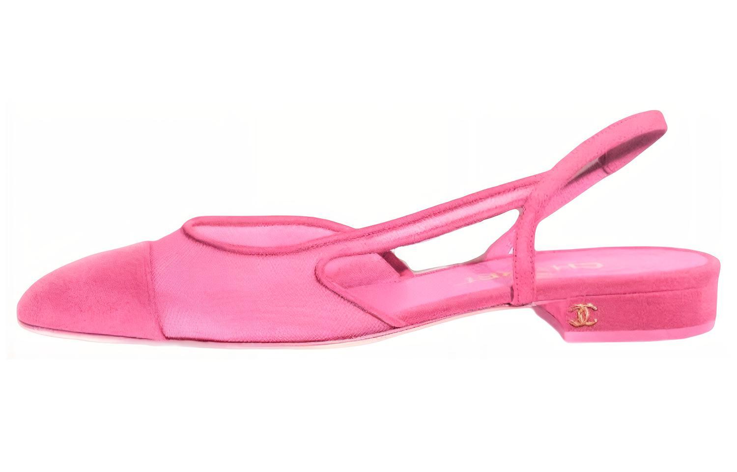 (W) Chanel Fashion Flat 'Pink'