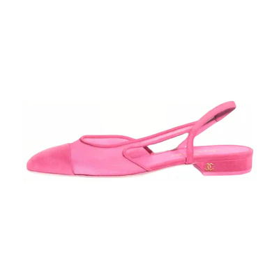 (W) Chanel Fashion Flat 'Pink'
