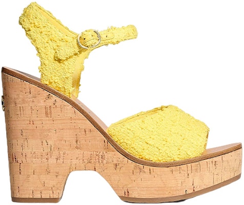 (Women) Chanel Fashion High-Heeled Slides 'Yellow' G38994-X56523-0N797 Order (Women) Chanel Fashion High-Heeled Slides 'Yellow' G38994-X56523-0N797