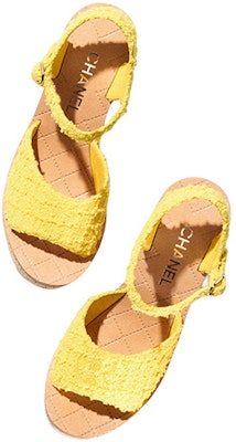 (W) Chanel Selop Hak Tinggi 'Kuning' Fashion G38994-X56523-0N797 Lookbook (W) Chanel Selop Hak Tinggi 'Kuning' Fashion G38994-X56523-0N797
