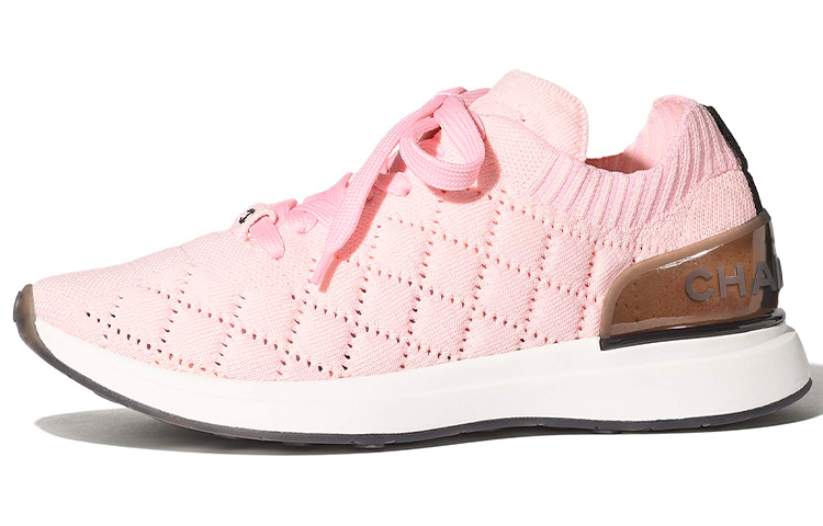 (W) Chanel Fashion Mixed Fiber Sneaker 'Pink'