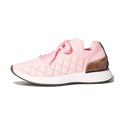 (W) Chanel Fashion Mixed Fiber Sneaker 'Pink'