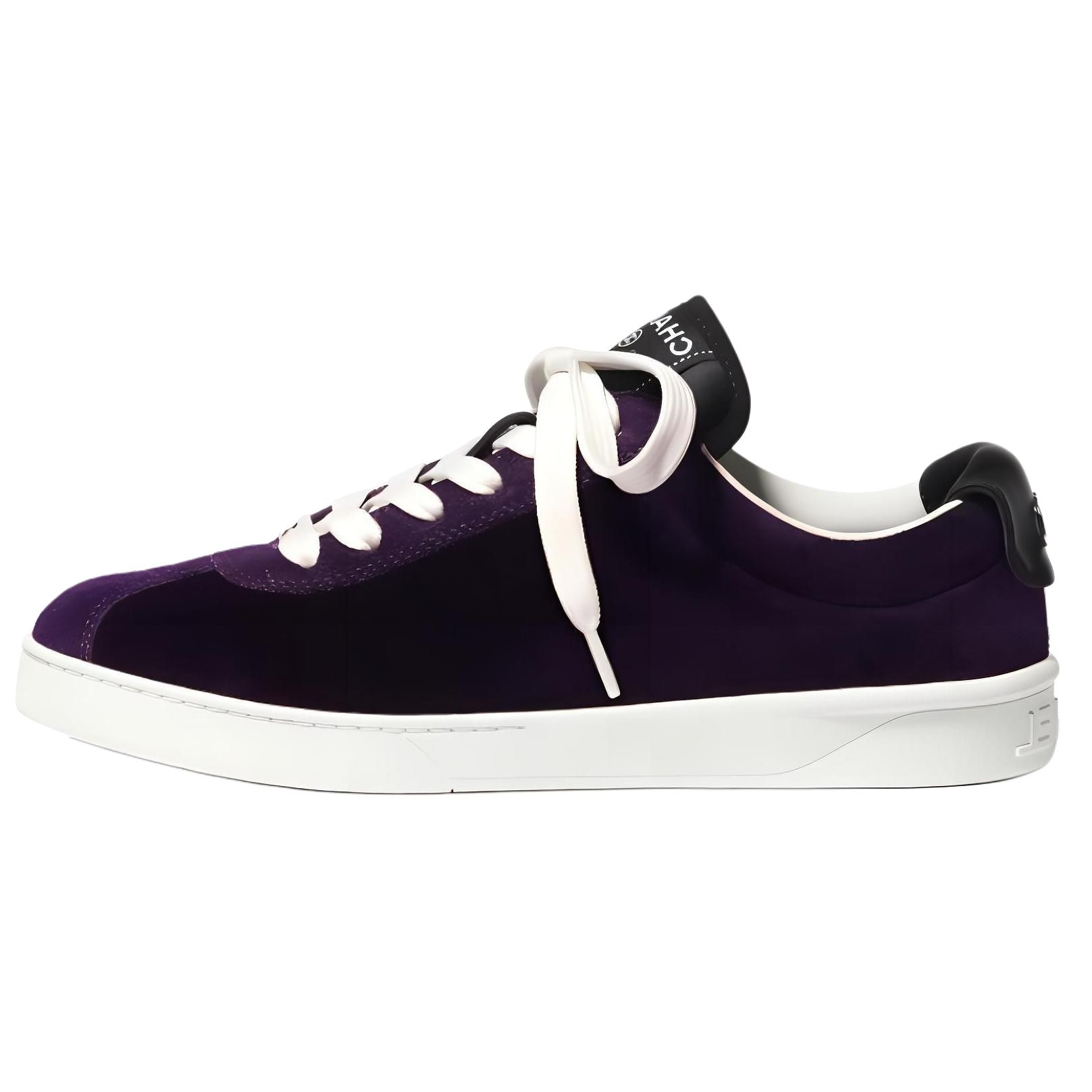 Buy (Women) Chanel Fashion Suede Sneakers 'Purple' G38041-Y55296-0K855