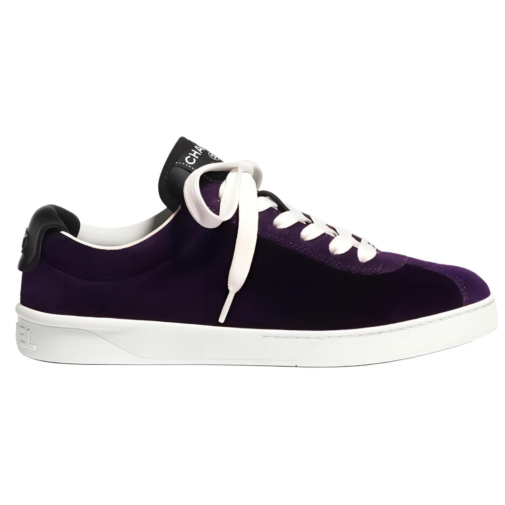 (W) Chanel Fashion Suede Sneakers 'Purple' 圖 2