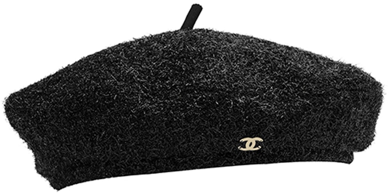 (Women) CHANEL Fashionable Versatile Beret Black Hat AA7848-B06574-94305 Shop (Women) CHANEL Fashionable Versatile Beret Black Hat AA7848-B06574-94305