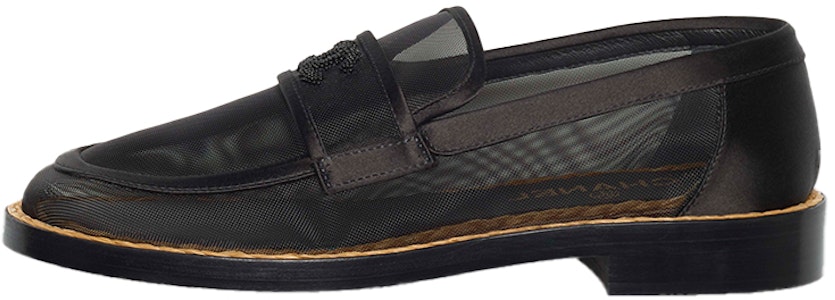 (W) 香奈儿平底鞋 '黑色网眼丝缎' G38939-X56461-94305 Buy (W) 香奈儿平底鞋 '黑色网眼丝缎' G38939-X56461-94305