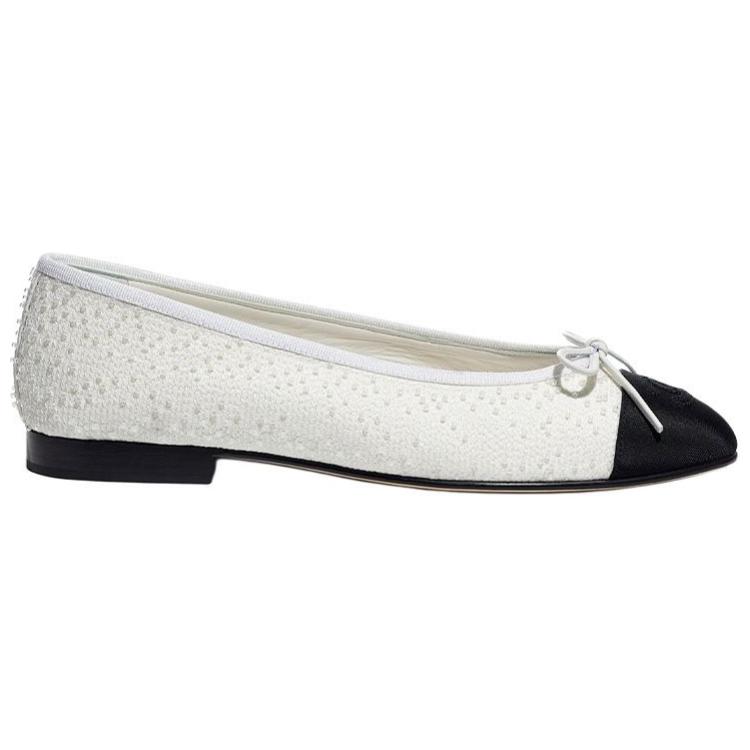 (W) Chanel Flat 'Fashion Simple White' 圖 2