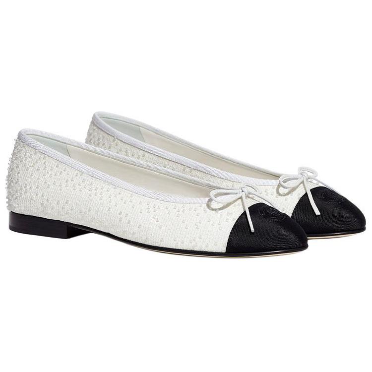 (W) Chanel Flat 'Fashion Simple White' 圖 3