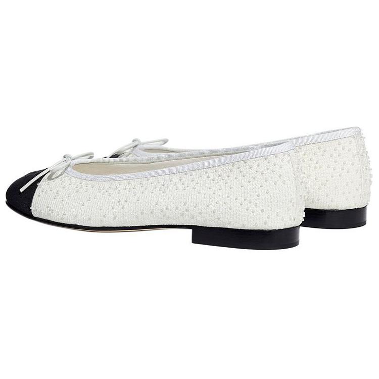(W) Chanel Flat 'Fashion Simple White' 圖 4