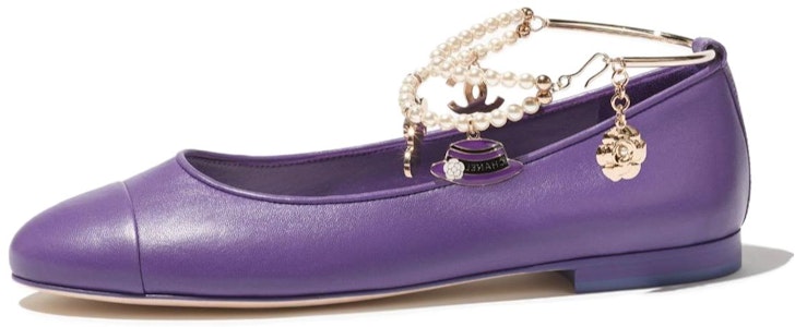 CHANEL香奈兒 平底舒適百搭 女士休閒單鞋 女款 紫色 Buy CHANEL香奈兒 平底舒適百搭 女士休閒單鞋 女款 紫色