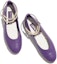Shop (W) Sneakers Selesa Rata Chanel 'Ungu Kasual Serbaguna' G38986-B15485-NU004