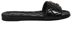 (W) シャネル ロゴ フラットスライド (黒) G39954-X56940-94305 Order (W) シャネル ロゴ フラットスライド (黒) G39954-X56940-94305