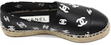 Lookbook CHANEL 香奈兒 印花小羊皮平底鞋 女款 黑色