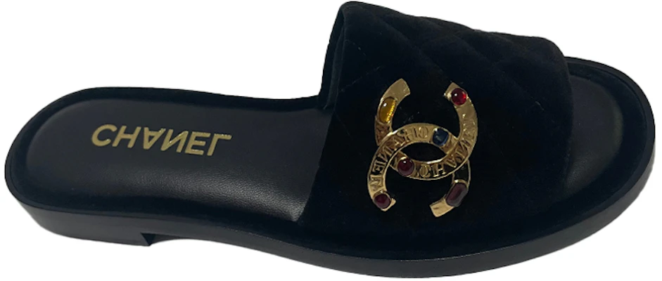 (W) Chanel Sandalia Negra Abierta Transpirable de Moda. G38794-X56516-94305 Order (W) Chanel Sandalia Negra Abierta Transpirable de Moda. G38794-X56516-94305