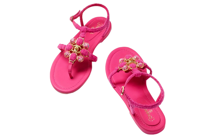 Lookbook (W) Sandal Datar Chanel 'Logo Persik' G39532-X56799-0Q705