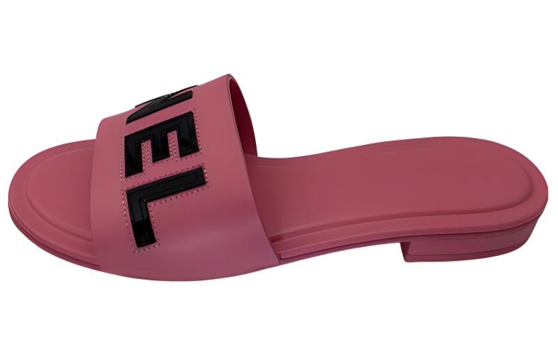 (W) Chanel Flat Sandal 'Pink Logo'