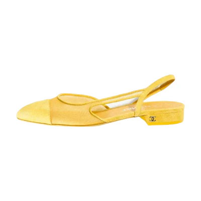 (W) Chanel Flat Sneaker 'Orange'