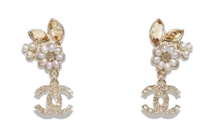 (Women) CHANEL Floral Wheat Pearl Earrings for Women - Gold AB9607B09605NL135 圖 2