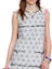 Details for (Women) CHANEL FW22 Gray Logo Print Sleeveless A-Line Dress P72592-V64160-MB103