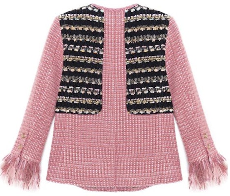 (W) 샤넬 FW22 핑크 트위드 자켓 핸드메이드 컬렉션 P73116-V64569-NI759 Lookbook (W) 샤넬 FW22 핑크 트위드 자켓 핸드메이드 컬렉션 P73116-V64569-NI759