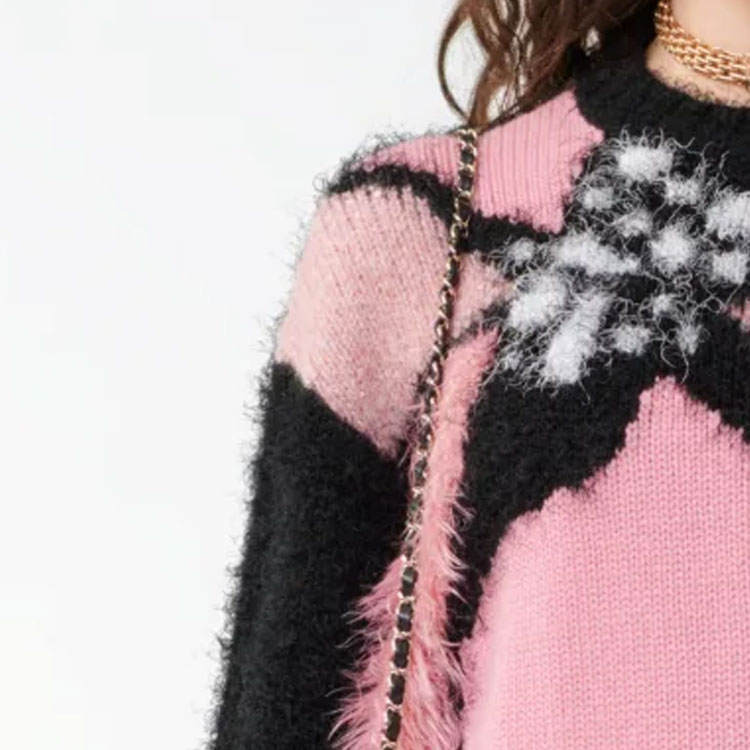 (Women) CHANEL FW23 23K Patterned Crewneck Long Sleeve Sweater for Women. P76105-K10957-NS433 圖 5