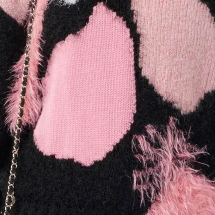 (Women) CHANEL FW23 23K Patterned Crewneck Long Sleeve Sweater for Women. P76105-K10957-NS433 圖 7