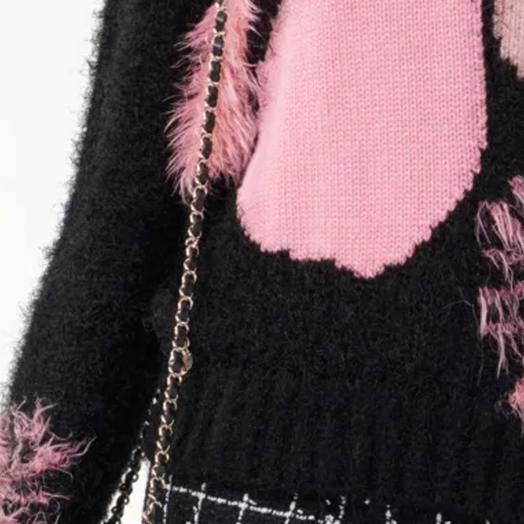 (Women) CHANEL FW23 23K Patterned Crewneck Long Sleeve Sweater for Women. P76105-K10957-NS433 圖 8