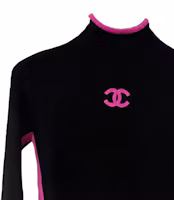 Shop (Women) CHANEL FW23 Round Neck Pullover Long Sleeve Knit Sweater. P74366-K10847-NR612
